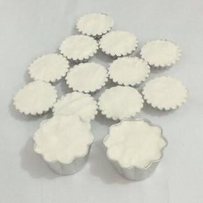 模具中抹一点油，将面粉装入模具中，用手轻轻的按一下