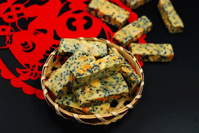 黑芝麻花生牛轧糖