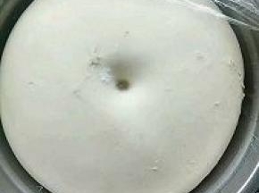 将揉好的面团放入容器；盖上容器盖子，温暖处发酵。