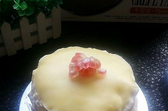 卡士达冰激凌千层蛋糕