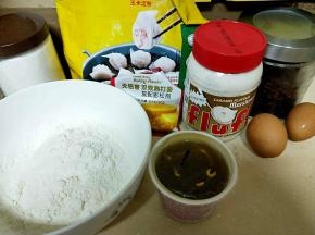准备好所需原料