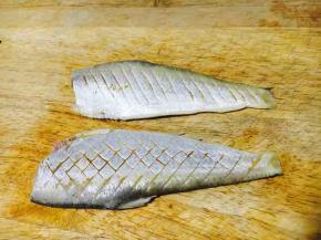 然后再交叉切斜刀