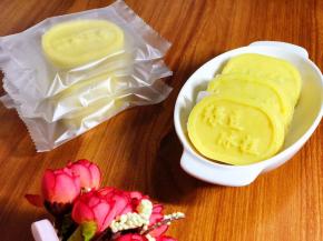 绿豆糕包裹弹弹的麻薯馅，味道好极了