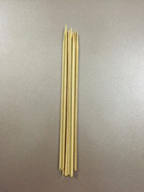 5. 竹签用盐水泡一泡，再冲干净即可