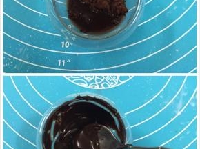 6. 可可粉加少许的水调成糊，备用