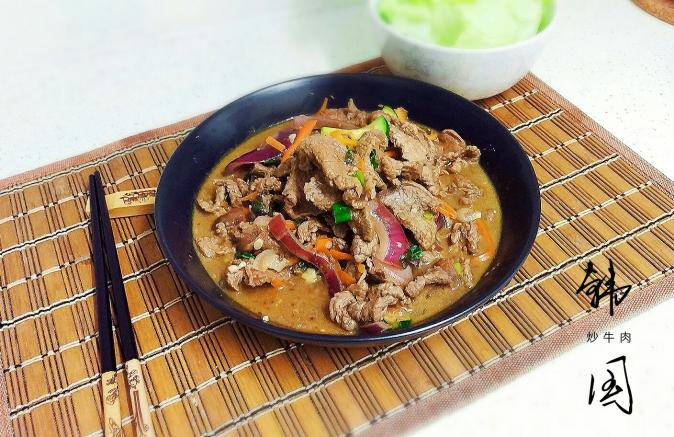 韩国炒牛肉（韩国菜）