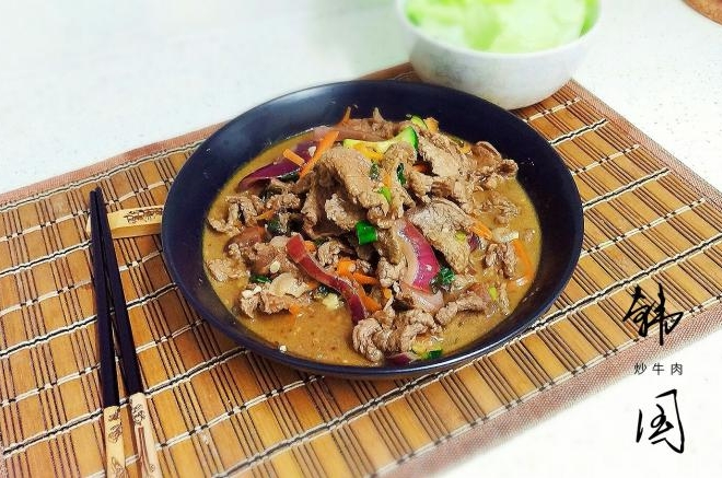 韩国炒牛肉（韩国菜）