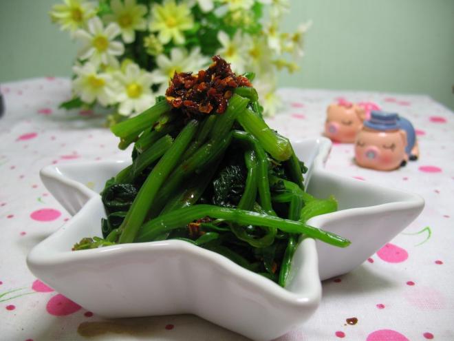 凉拌菠菜