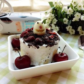 酸奶奶酪土豆泥与蒙牛嗨纯牛奶的搭配，营养均衡，美好的一天从这里开始哦