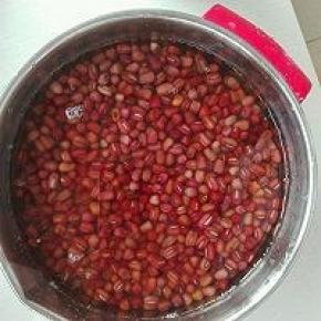 1. 红豆提前一晚上浸泡