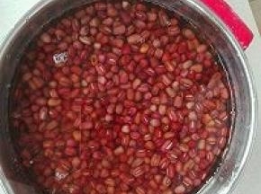 1. 红豆提前一晚上浸泡