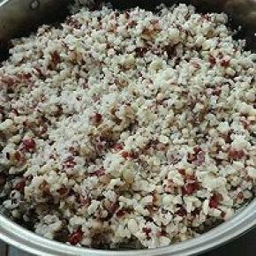 5. 捞出来，放入锅中大火蒸熟