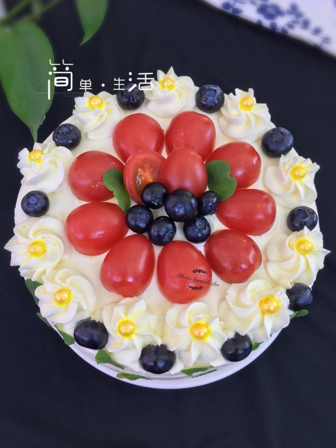 7寸水果奶油蛋糕