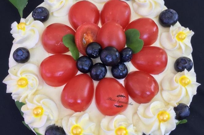 7寸水果奶油蛋糕