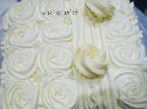 六齿裱出大玫瑰花 叶子嘴做出几个叶子