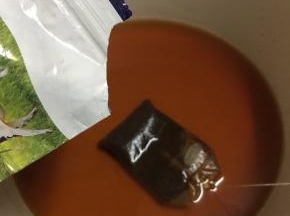 加入奶粉拌匀。