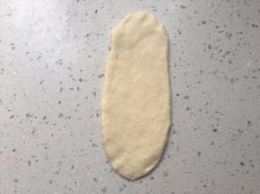 擀成橄榄形