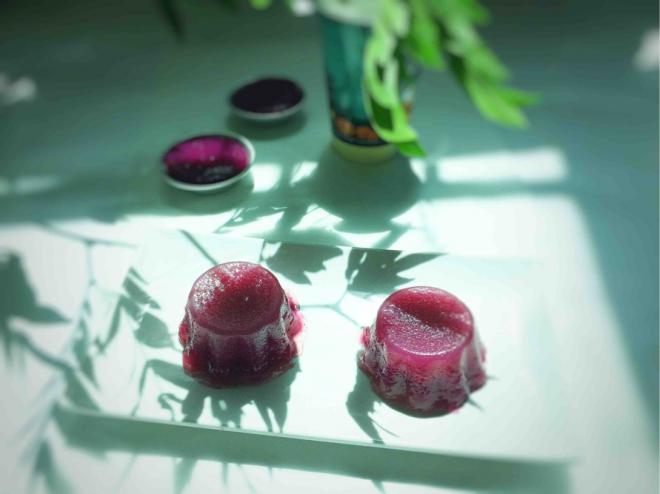 红心火龙果马蹄糕