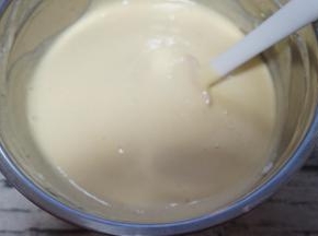 最后的面糊状态