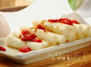 香甜的蜜汁山药就做好了。