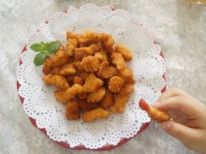 我儿子已经迫不及待的吃了，