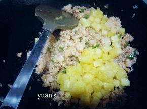 再加入菠萝