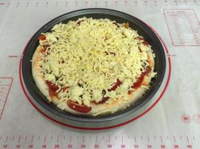 14. 把马苏里拉全部码上