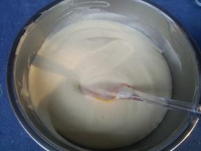 混合均匀的面糊状态，细腻而均匀。