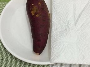 红薯和厨房纸巾