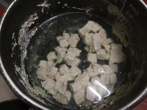 启动肉类程序将肉煮熟