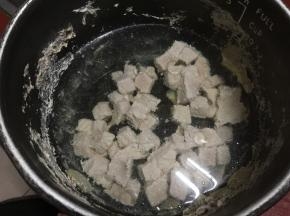 启动肉类程序将肉煮熟