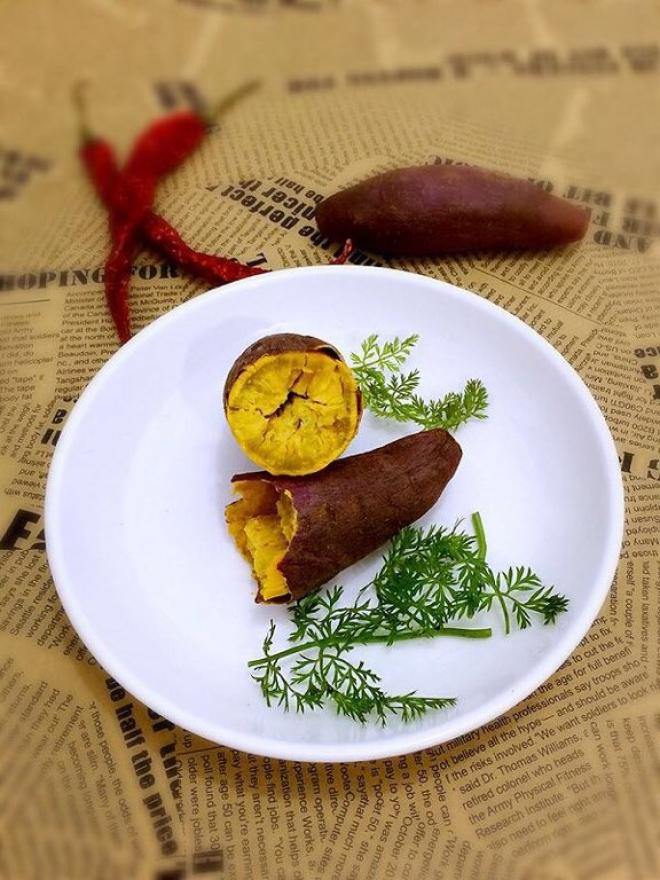 微波炉版～烤红薯