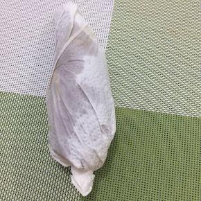 用纸巾将两头包紧包好