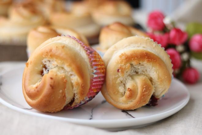 蔓越莓椰蓉小面包