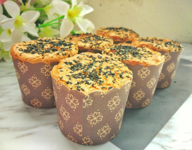 肉松拔丝纸杯蛋糕