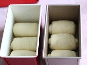 放入土司盒里，密封进行发酵。
