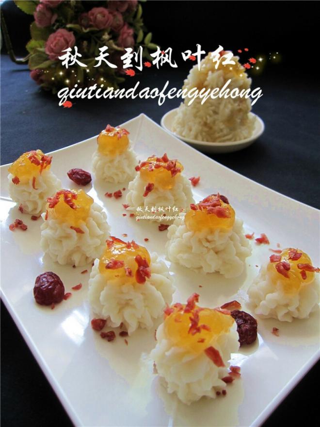 如花朵般盛开—香橙山药泥