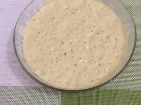 发好的面糊，搅拌均匀