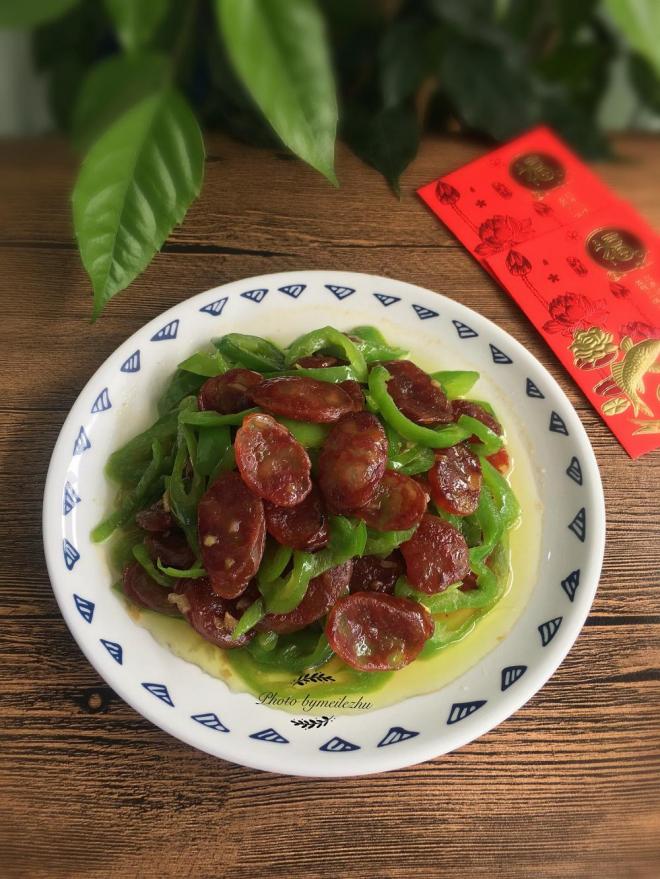 青椒炒腊肠