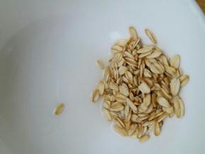 燕麦片清水冲干净