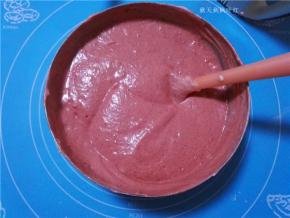 加入全部蛋白糊与蛋黄糊混合均匀。