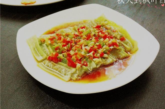微波蒜蓉丝瓜