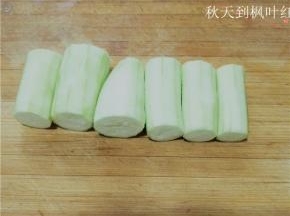 切成相同长短的段。