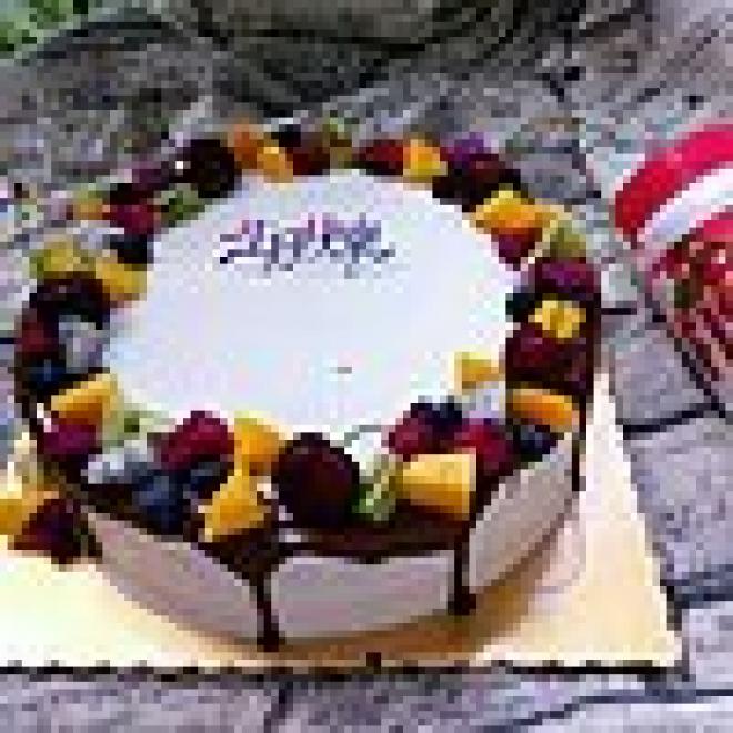 fulff棉花糖之巧克力淋面蛋糕