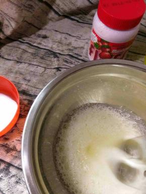 分次加入fulff棉花糖