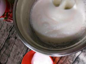 加入fulff的蛋白气泡很均匀！