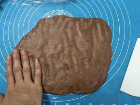 12. 发酵好的面团了进行排气