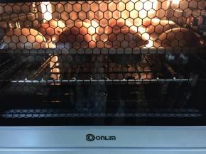 17. 倒数第二层，上下温度160，18分钟