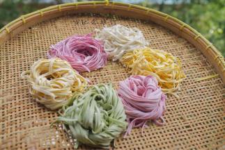 湿面可以这样每个颜色一团装袋保存