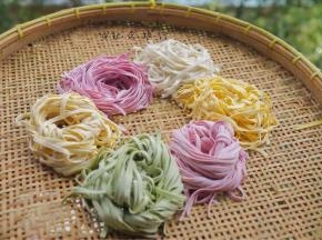 湿面可以这样每个颜色一团装袋保存